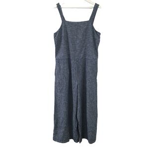 beachlunchlounge Blue Striped Jumpsuit